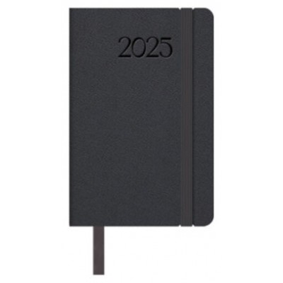 AGENDA 2025 MANHATAN SEMANA VISTA BOLSILLO 8,5 X 13 CM COLOR NEGRO DOHE 12871 - 25 (Espera 4 dias) en Huesoi